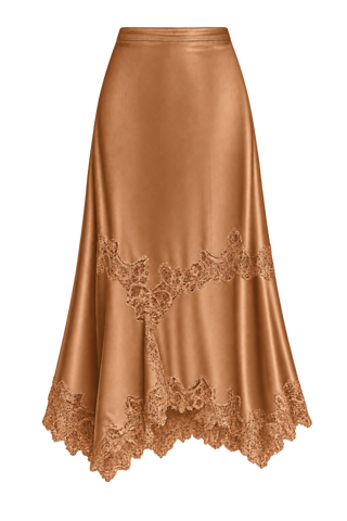 FALDA AMARANTE COBRE